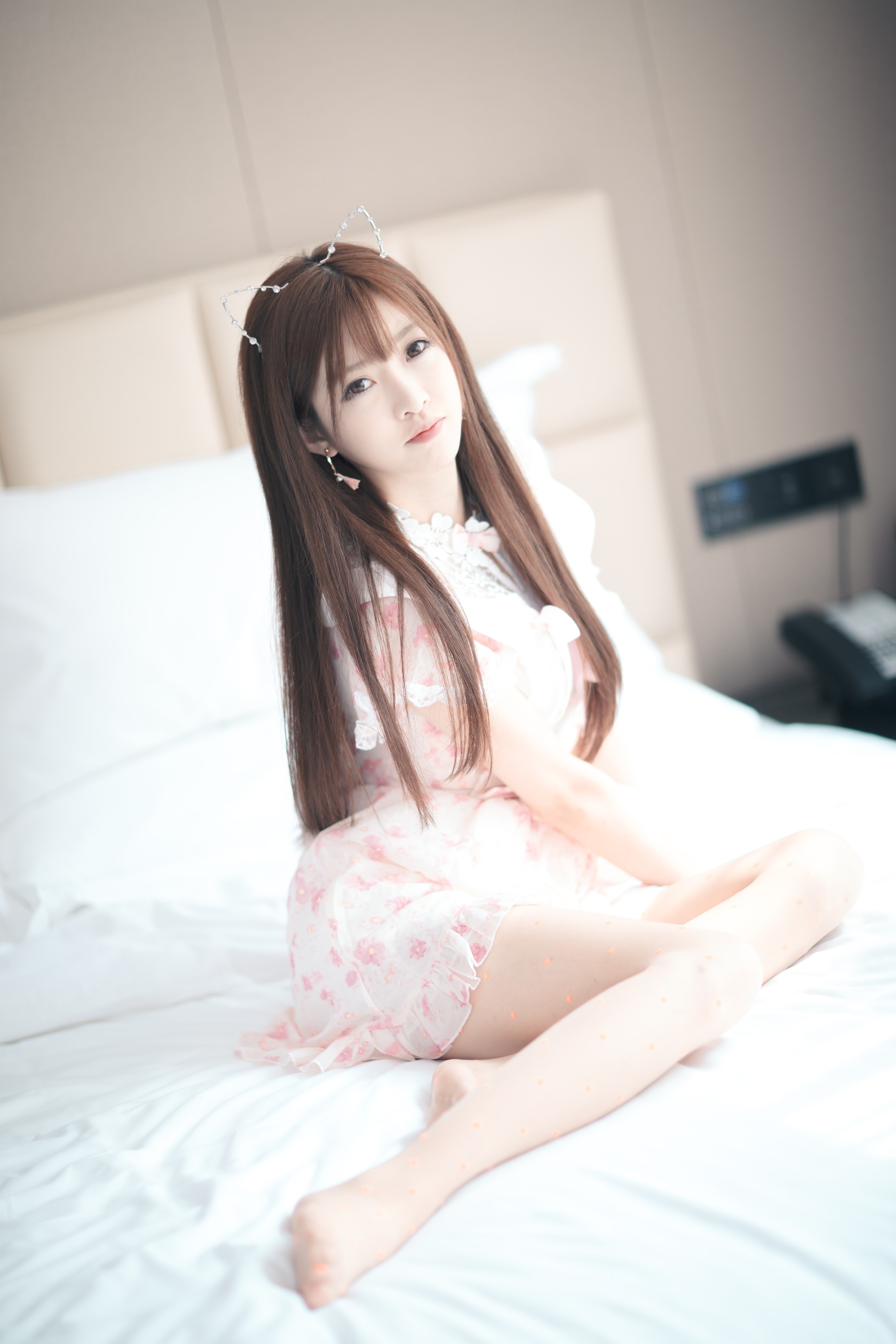 图片[1]-王羽杉 – NO.006 粉色连衣裙[16P]-XikXak